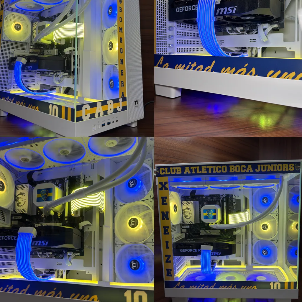 PC Armada Gamer Personalizada Boca Ryzen 5 9600X /Cooler /RTX 5060 Ti /B850 /32GB /2TB /Gabinete /Fuente 750W 80P