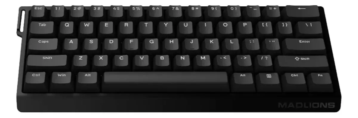 Perifericos Teclado USB FGG Madlions MAD60 HE RGB Black Switch Per Shaft Pro Gamer Magnetico