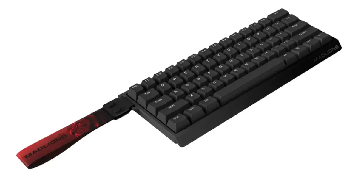 Perifericos Teclado USB FGG Madlions MAD60 HE RGB Black Switch Per Shaft Pro Gamer Magnetico