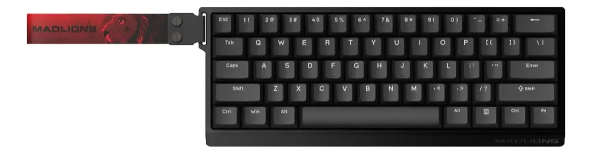 Perifericos Teclado USB FGG Madlions MAD60 HE RGB Black Switch Per Shaft Pro Gamer Magnetico