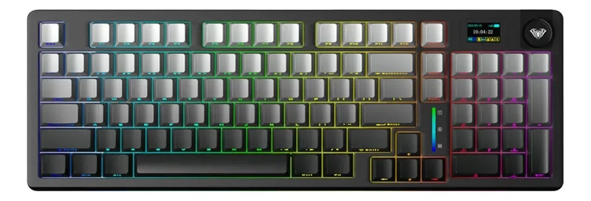 Perifericos Teclado Inalambrico Aula S98 Pro Gradient Black Switch Star Vector Gamer Mecanico BT