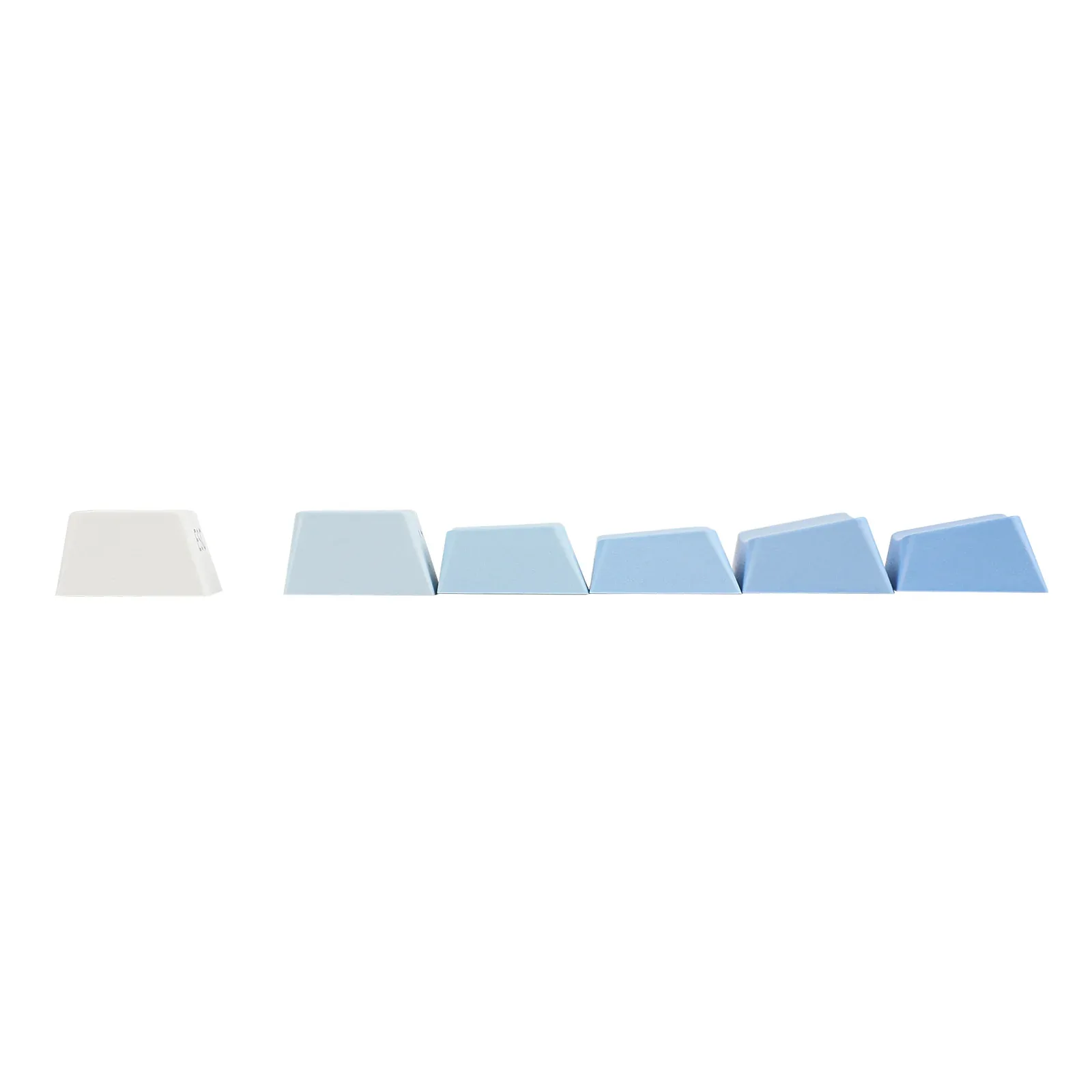 Perifericos Teclado Inalambrico Aula F75 White + Gradient Blue Switch Reaper Gamer Mecanico BT
