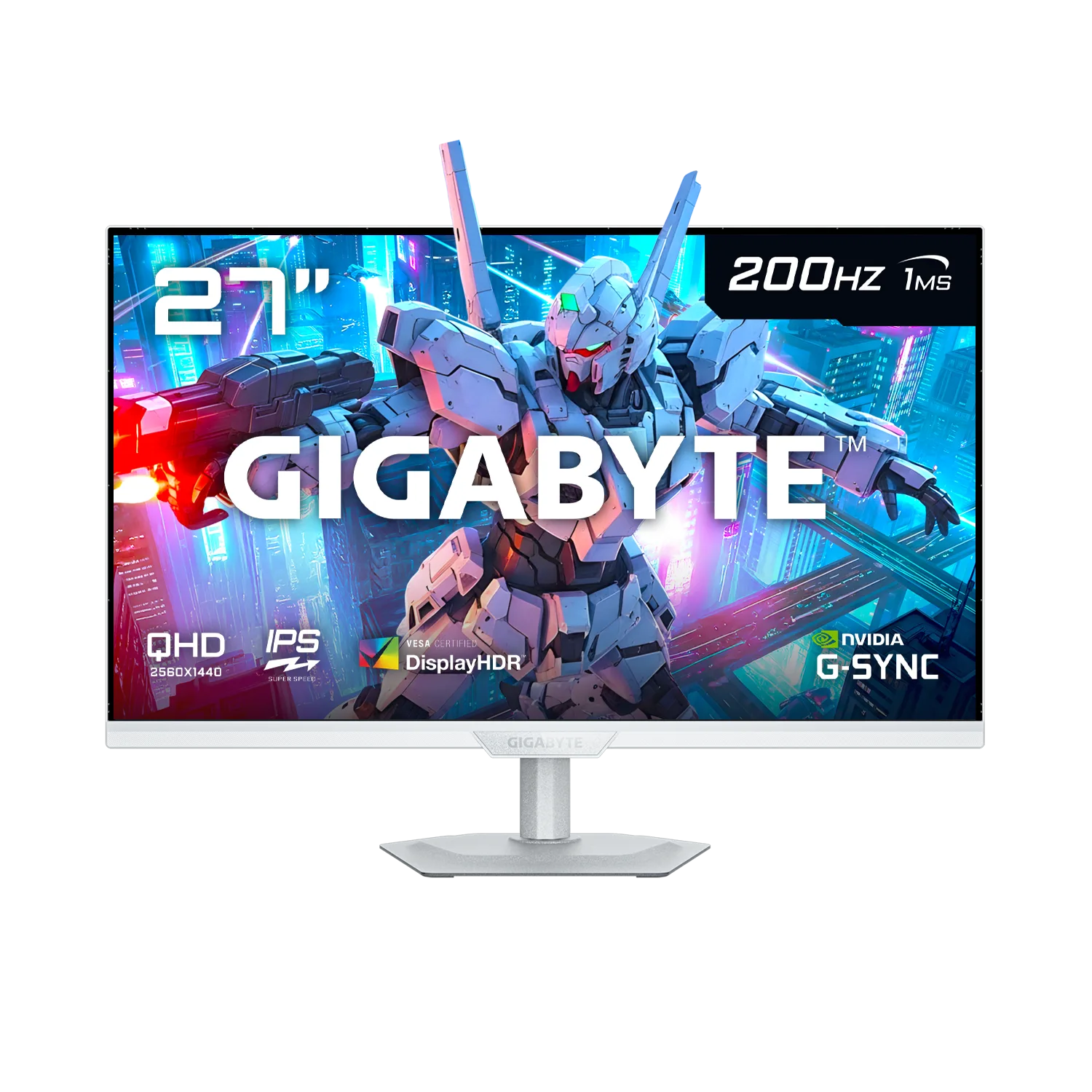 Monitor 27 Gigabyte 2K 200Hz IPS 1ms M27Q2 QD ICE