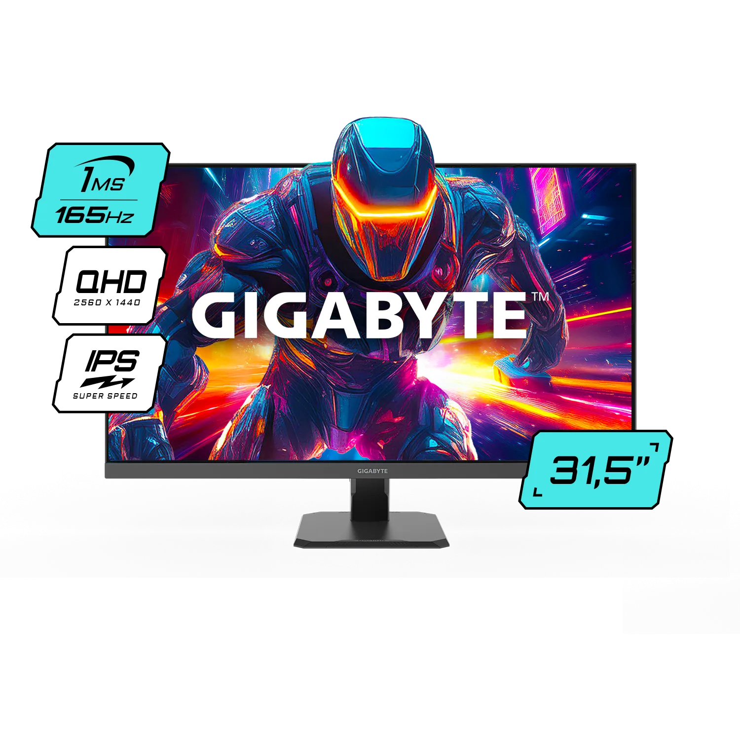 Monitor 32 Gigabyte 2K 165Hz 1ms IPS GS32Q