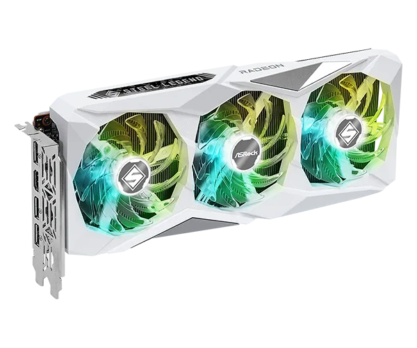 Placa De Video Radeon Asrock RX 7600 Steel Legend 8GB