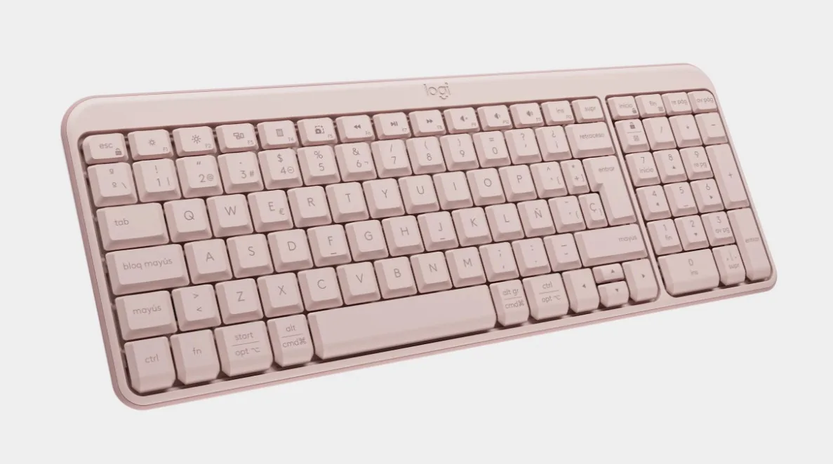 PERIFERICOS TECLADO BLUETOOTH LOGITECH K250 PEBBLE PINK 920-013447