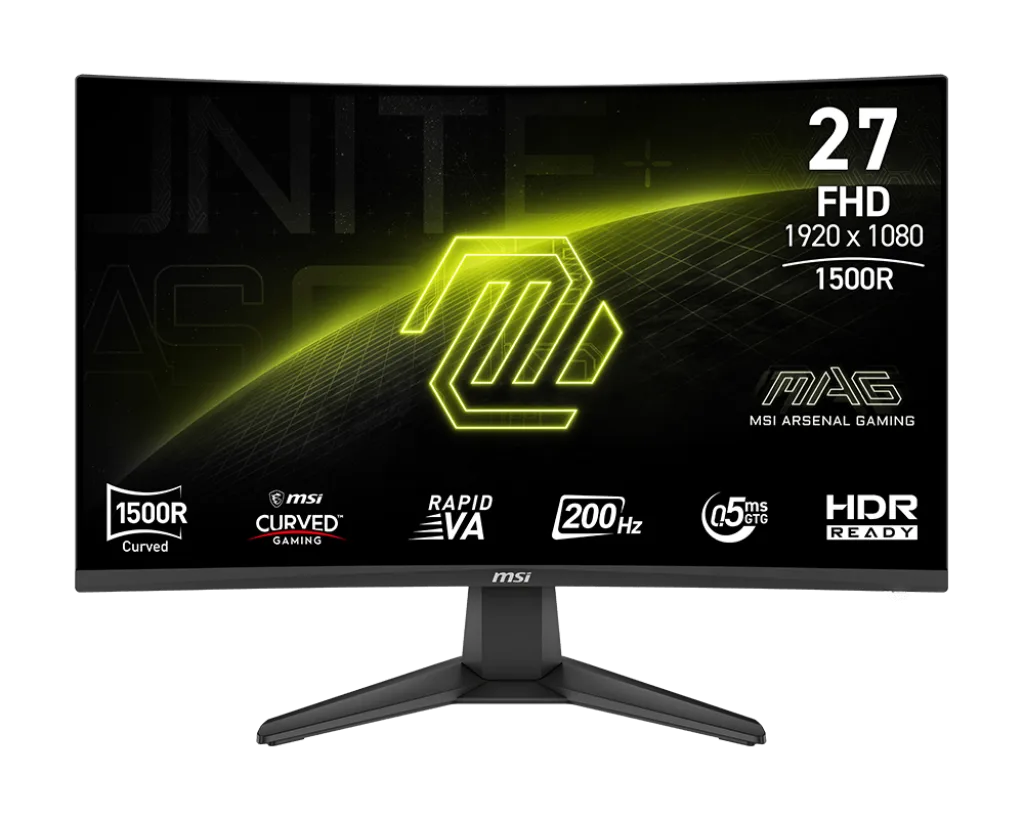 MONITOR 27 MSI 200HZ FULL HD 0.5MS CURVO MAG 276CF E20