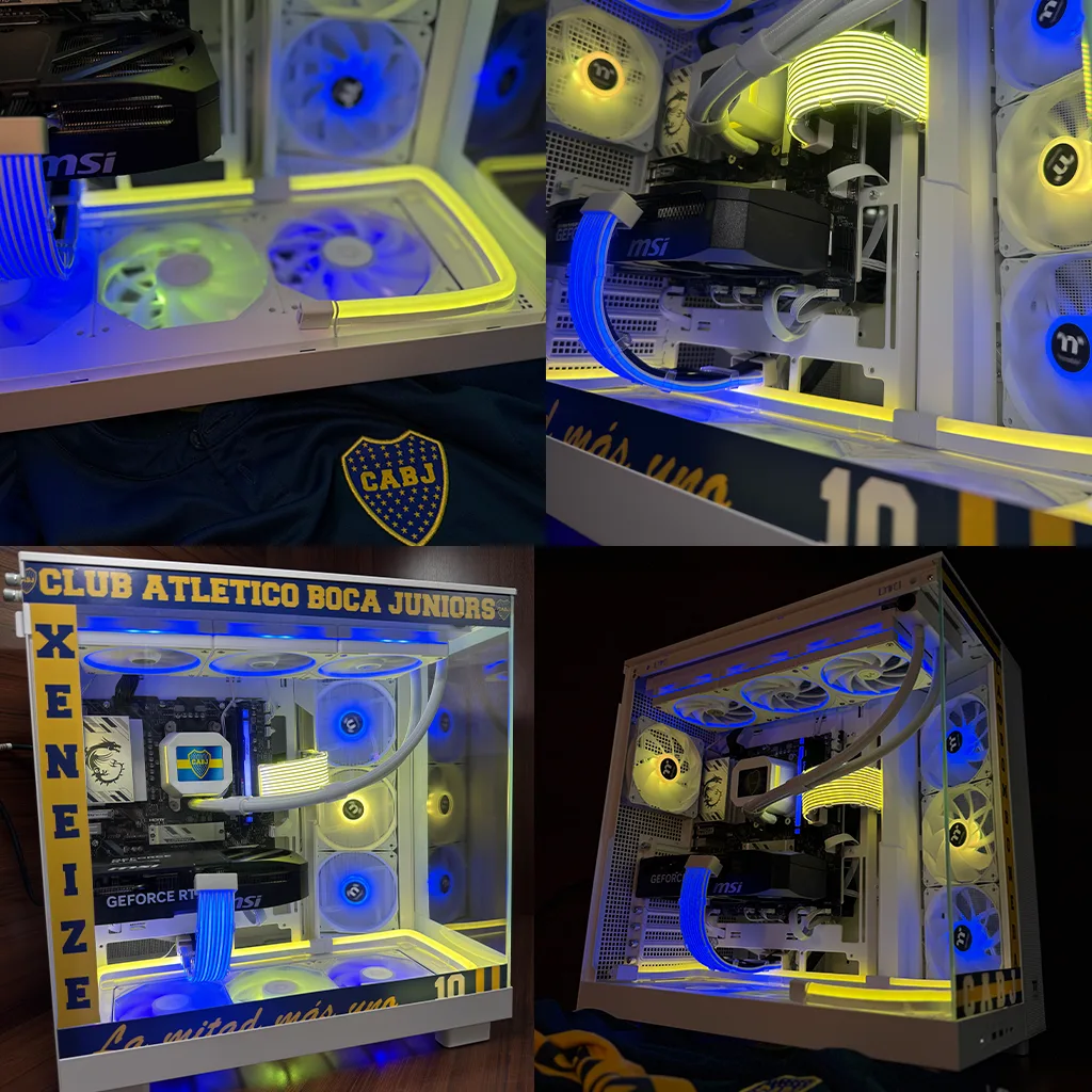 PC Armada Gamer Personalizada Boca Ryzen 5 9600X /Cooler /RTX 5060 Ti /B850 /32GB /2TB /Gabinete /Fuente 750W 80P