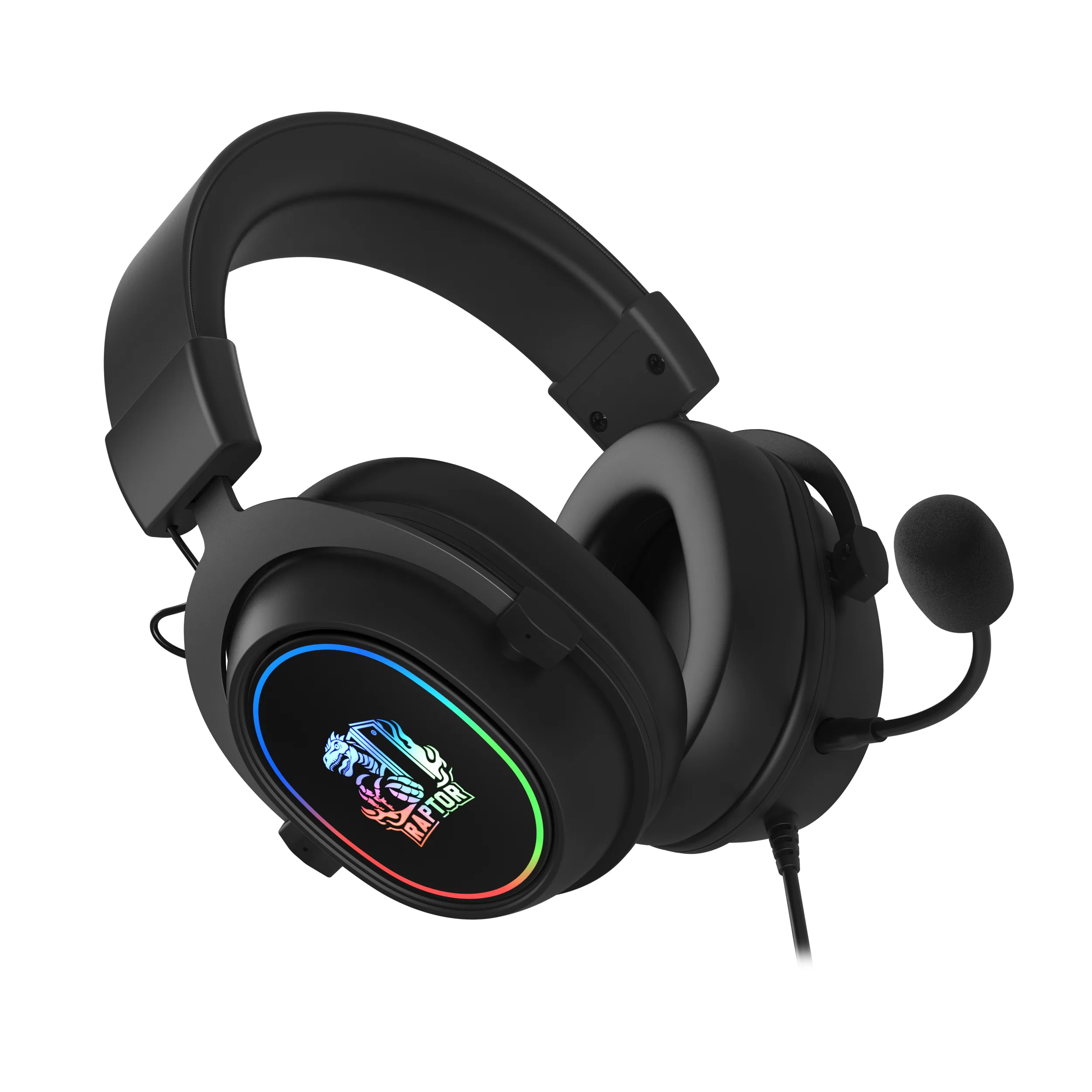Perifericos Auricular Raptor Inferno PRO X 7.1 USB Black RAP-AURI-RGB-USB-7.1