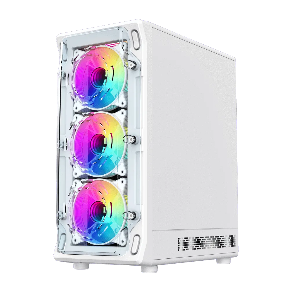 Gabinete Gamer Gamemax Starlight 2 AW X6 Fan ARGB White