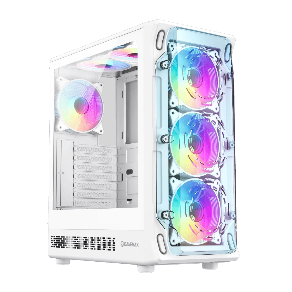 Gabinete Gamer Gamemax Starlight 2 AW X6 Fan ARGB White
