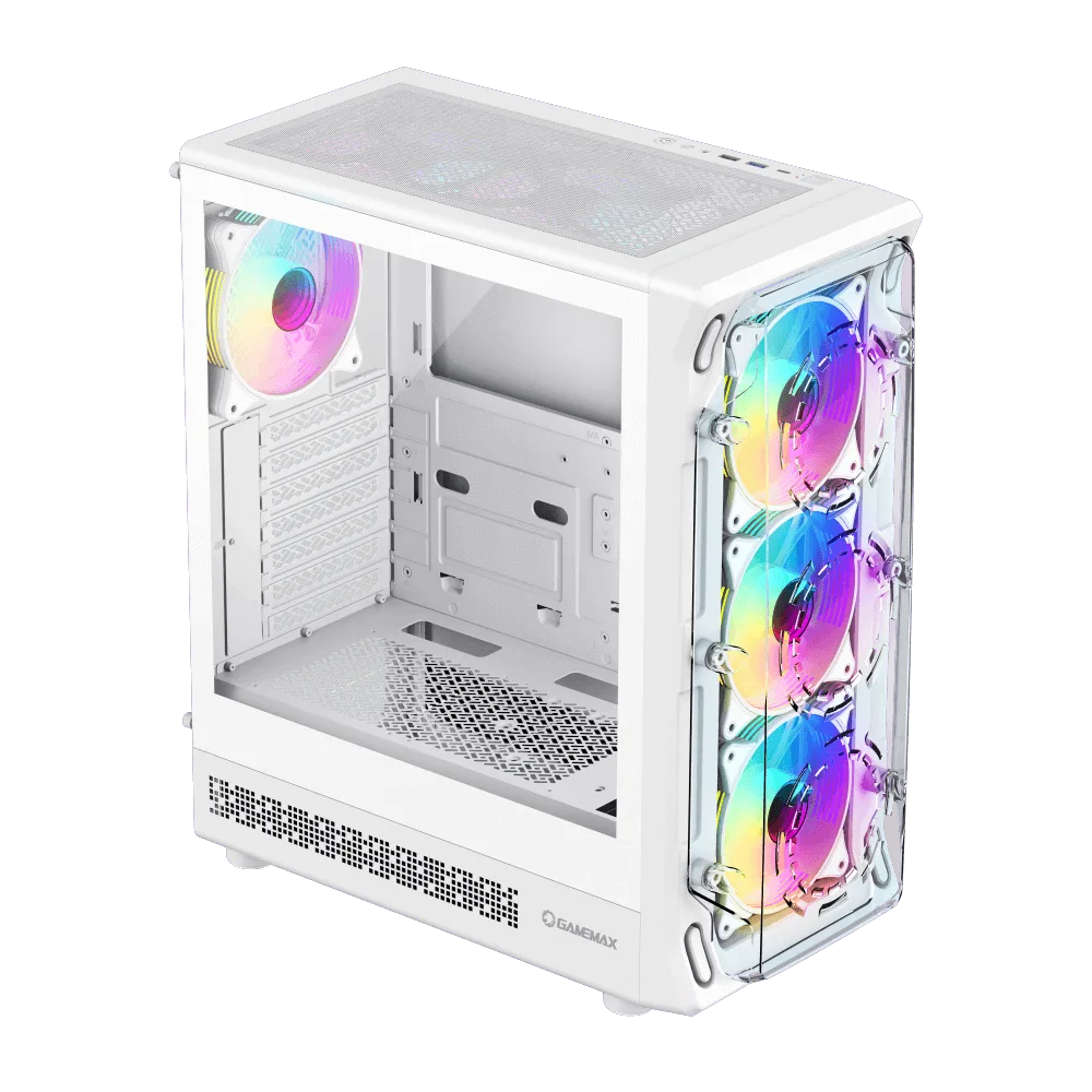 Gabinete Gamer Gamemax Starlight 2 AW X6 Fan ARGB White