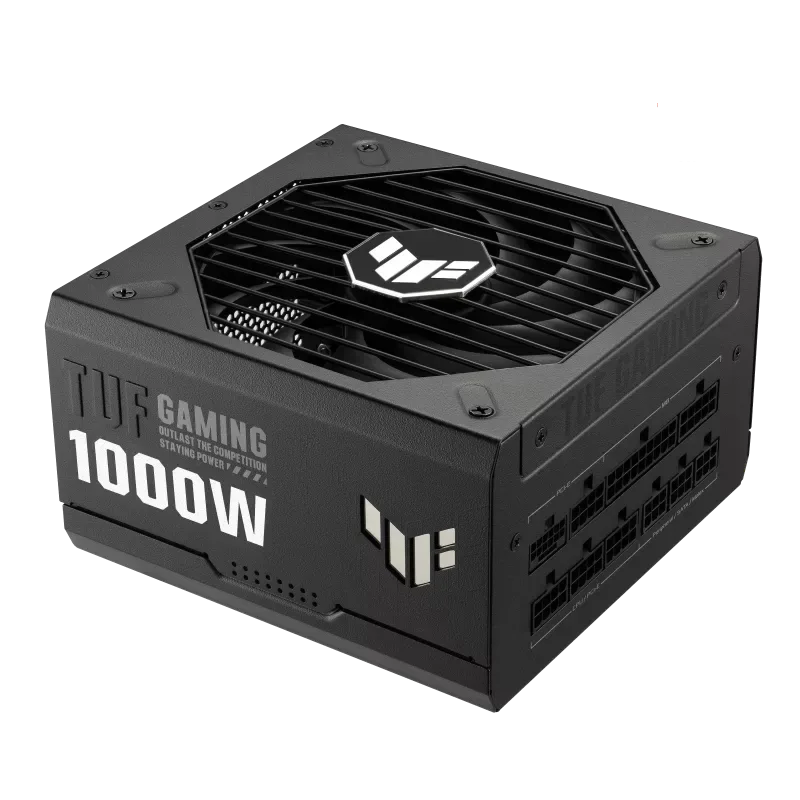Fuente Certificada Asus 1000W Tuf Gaming 80 Plus Gold Full Modular Black TUF-GAMING-1000G