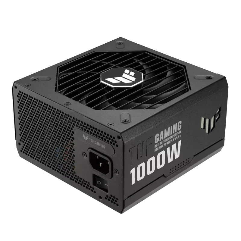 Fuente Certificada Asus 1000W Tuf Gaming 80 Plus Gold Full Modular Black TUF-GAMING-1000G