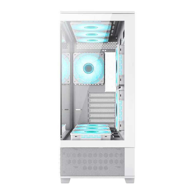 Gabinete Gamer Gamemax Vista AW X6 Fan ARGB White