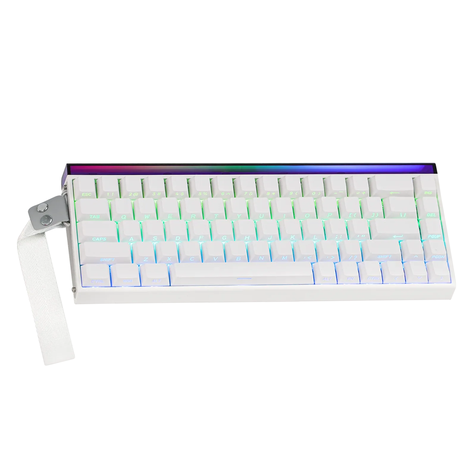 Perifericos Teclado USB Aula Hero 68HE White Switch Meteor Gamer Magnetico