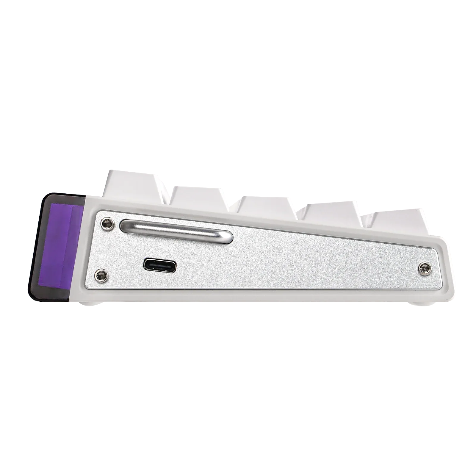 Perifericos Teclado USB Aula Hero 68HE White Switch Meteor Gamer Magnetico