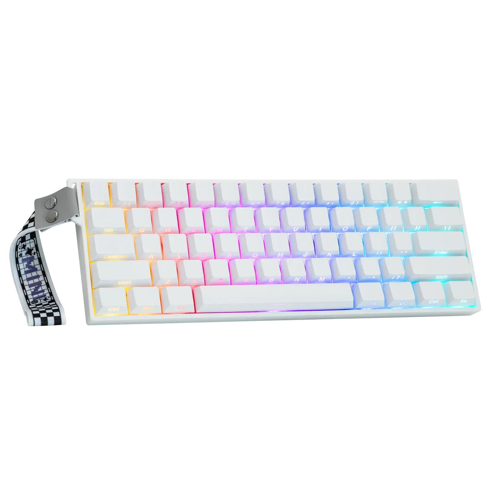 Perifericos Teclado Inalambrico Aula Mini 60HE Pro White Switch Mistcloud Gamer Magnetico BT