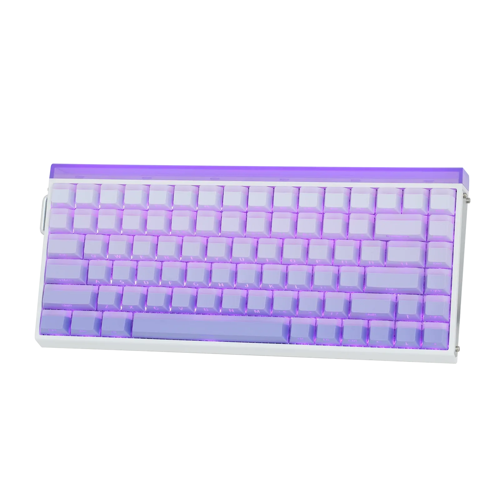 Perifericos Teclado USB Aula Hero 84HE Purple Gradient Lighthouse Switch King Gamer Magnetico