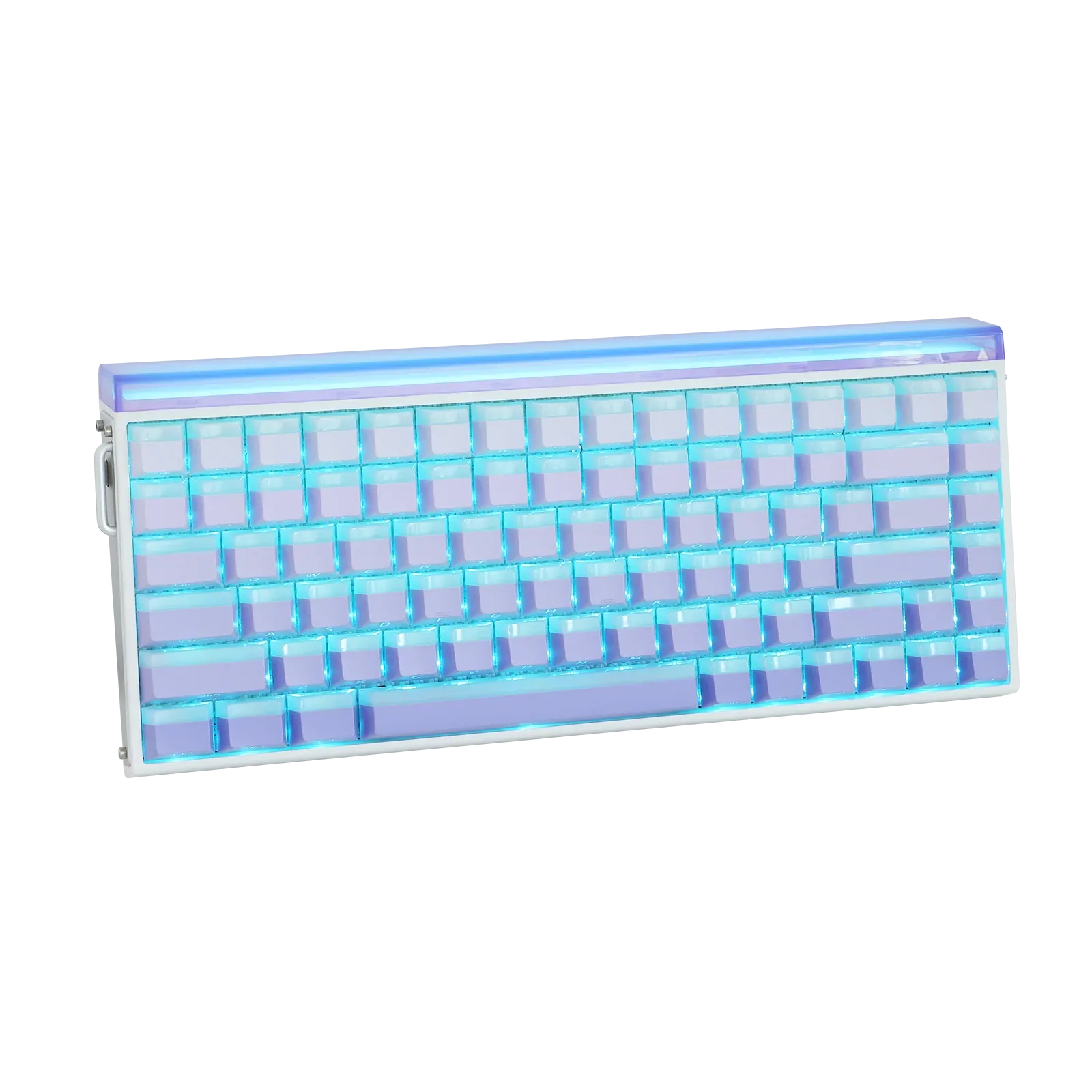 Perifericos Teclado USB Aula Hero 84HE Purple Gradient Lighthouse Switch King Gamer Magnetico