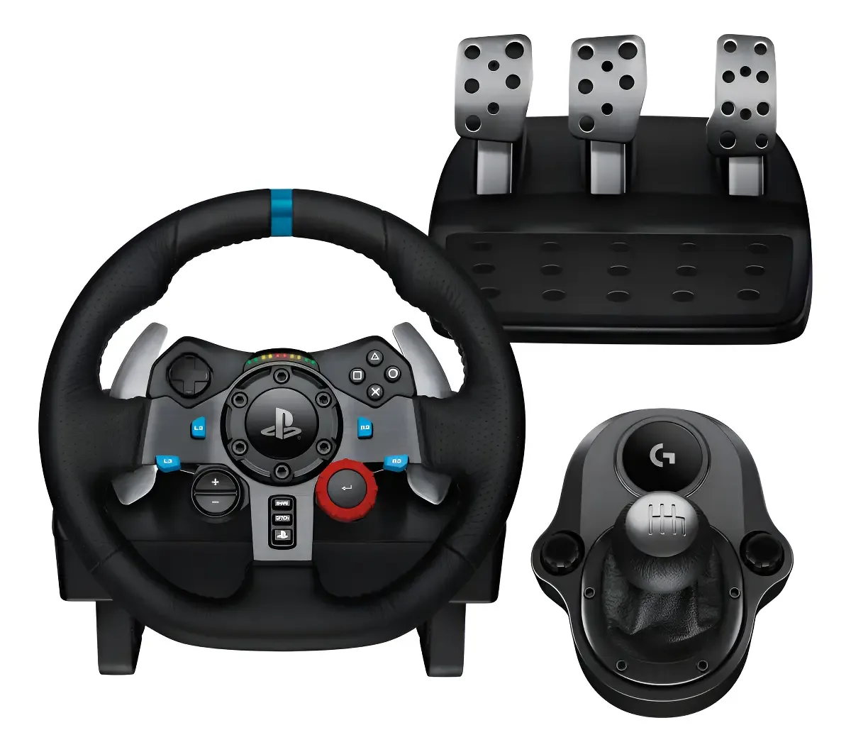 Perifericos Volante + Pedalera Logitech G29 SE Driving Force C/Palanca PC/PS4/PS5 991-000529