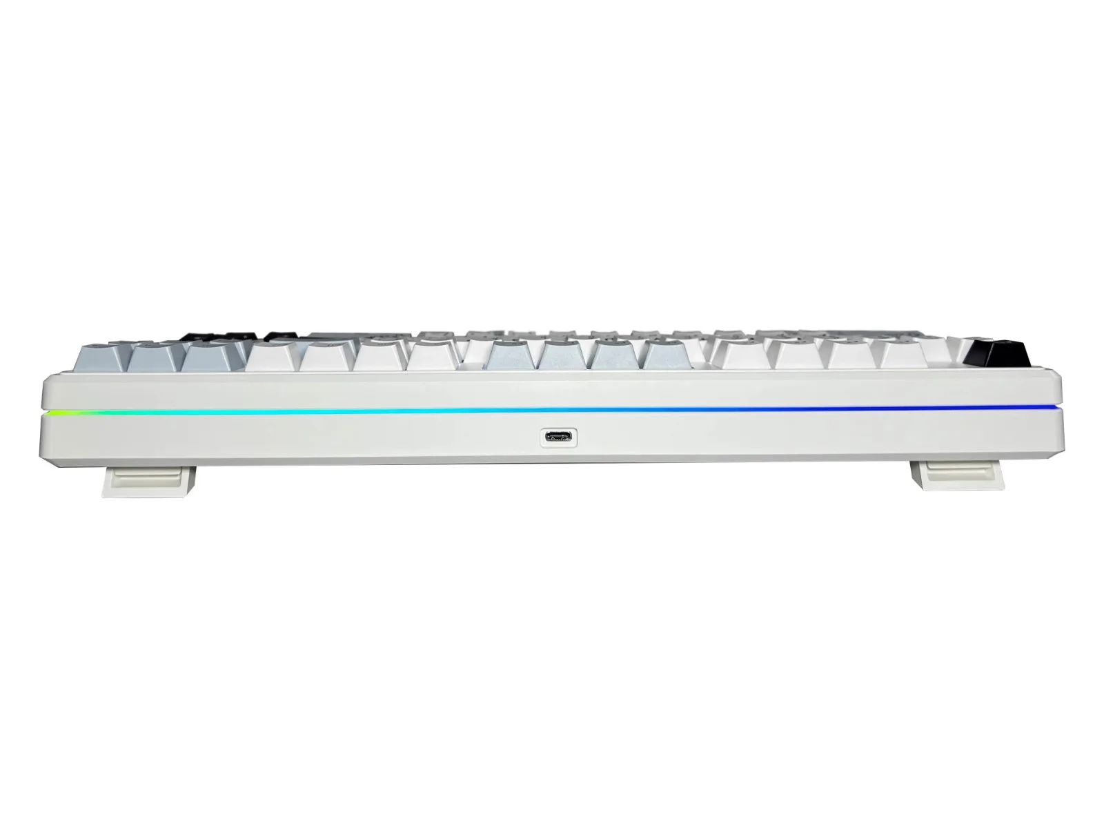 Perifericos Teclado Inalambrico Aula F87 Pro V2 White + Light Blue + White + Dark Purple Switch Star Vector Gamer Mecanico BT