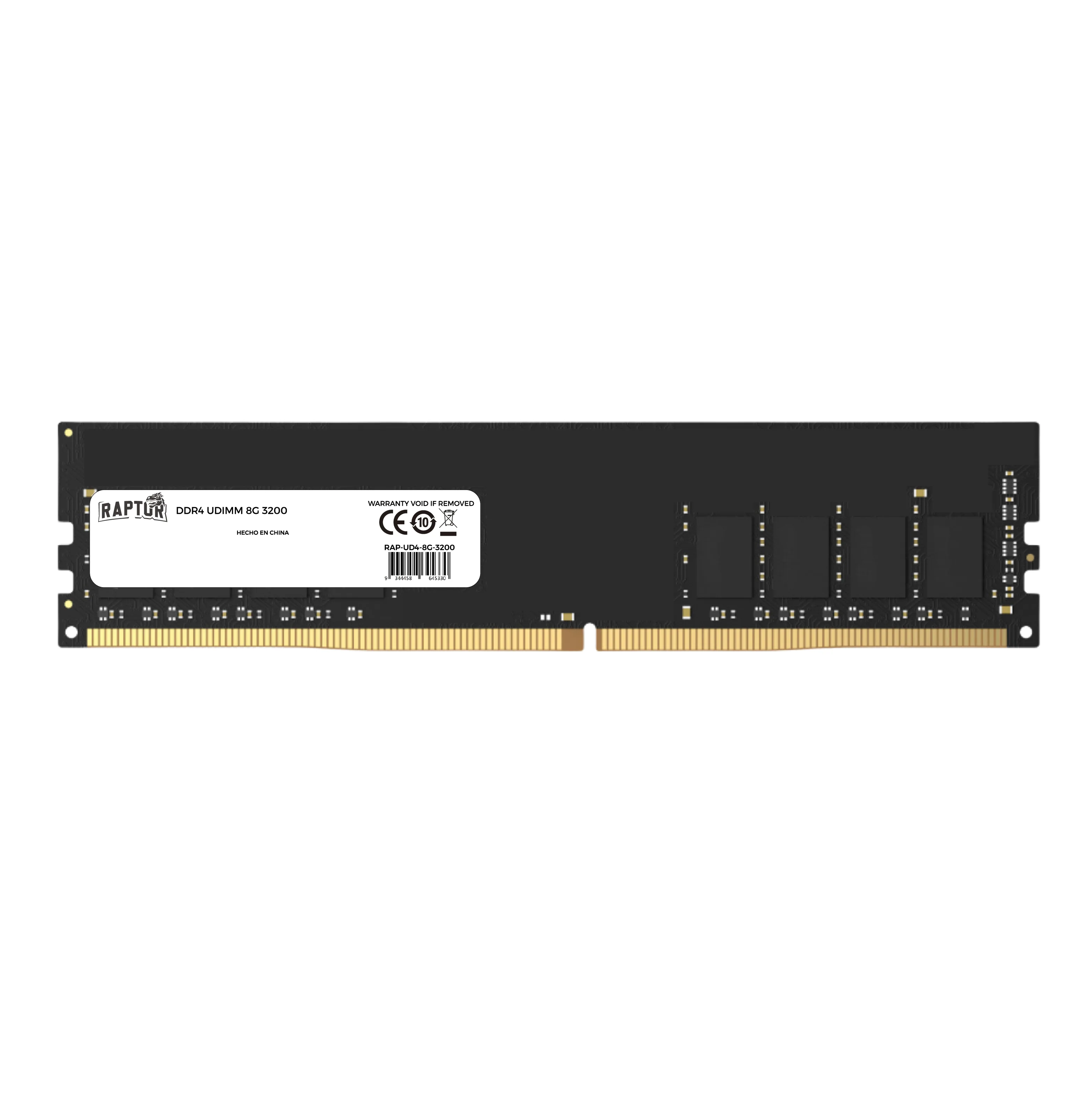 Memoria Ram DDR4 8GB Raptor 3200MHz Legacy RAP-UD4-8G-3200