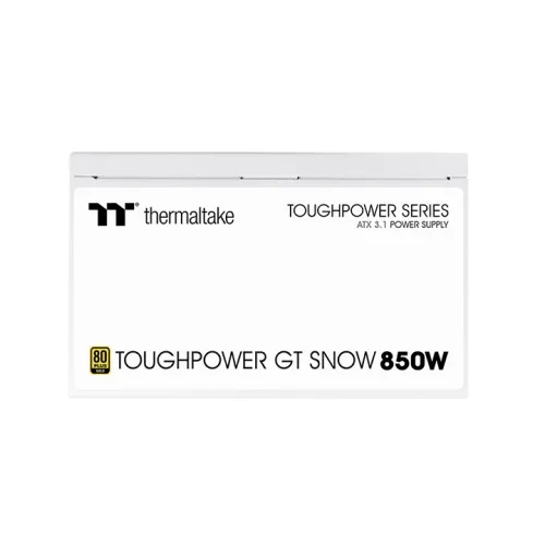 Fuente Certificada Thermaltake 850W Toughpower GT 80 Plus Gold Snow White Full Modular PS-TPT-0850FNFAGG-W