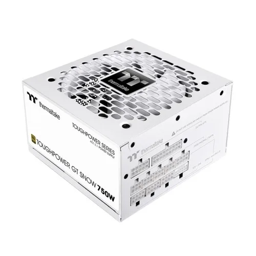 Fuente Certificada Thermaltake 750W Toughpower GT 80 Plus Gold Snow White Full Modular PS-TPT-0750FNFAGG-W
