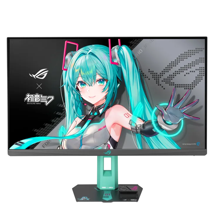 Monitor 27 Asus Rog Strix Hatsune Miku 2K QHD 260Hz IPS 0.3ms XG27ACMEG-G