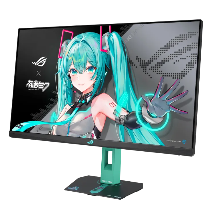 Monitor 27 Asus Rog Strix Hatsune Miku 2K QHD 260Hz IPS 0.3ms XG27ACMEG-G