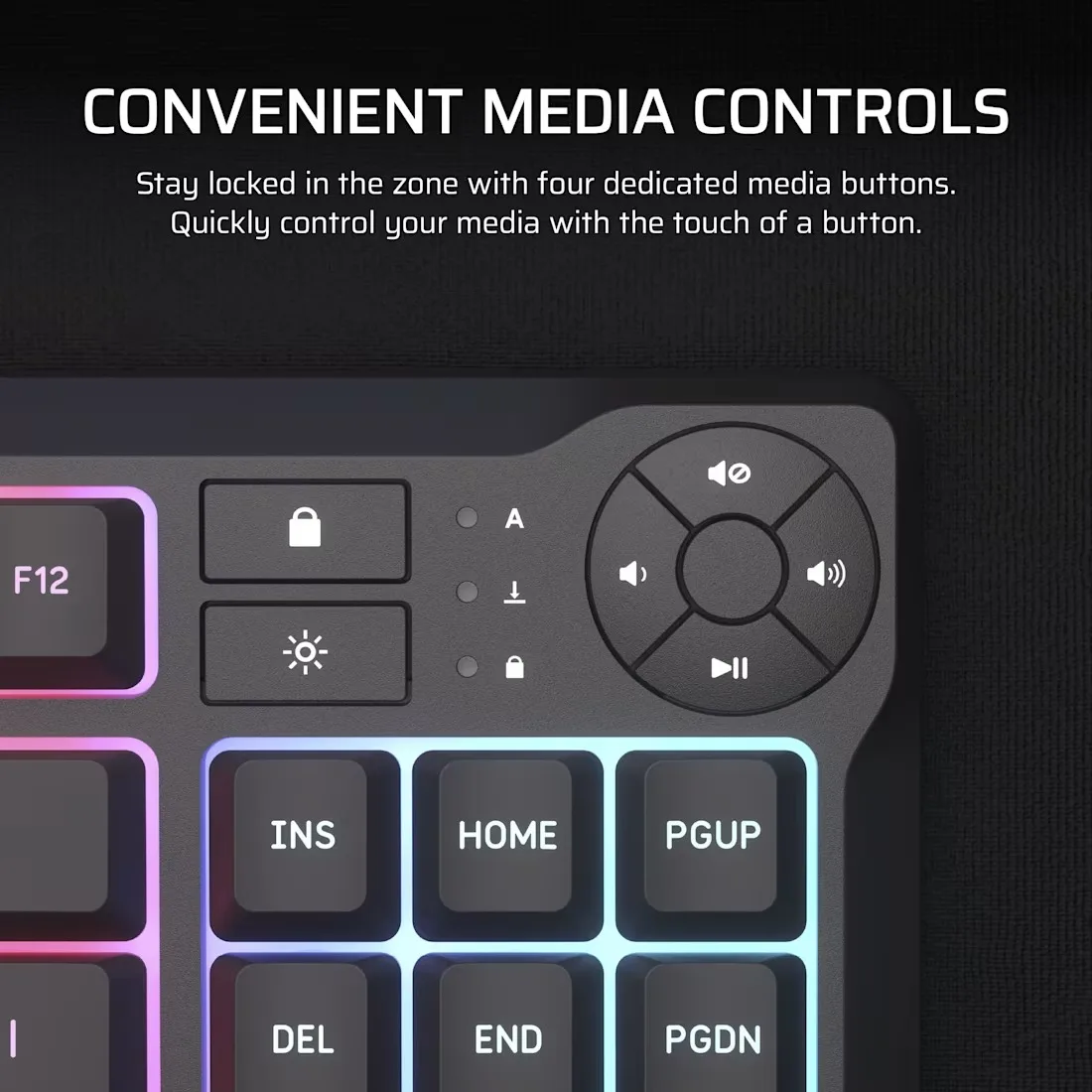 Perifericos Teclado USB Corsair K55 Core TKL RGB Black CH-9216065-NA