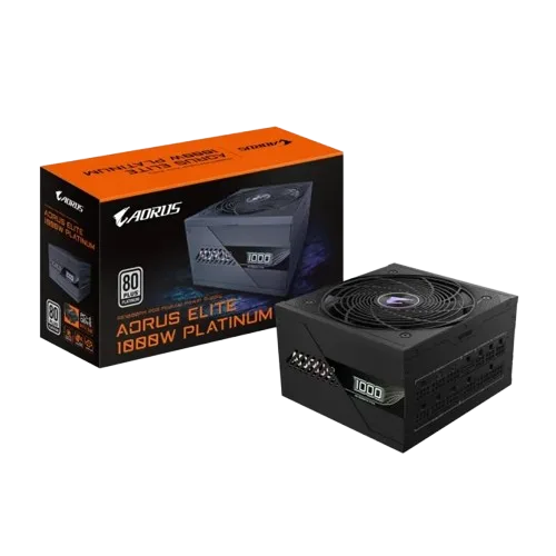 Fuente Certificada Gigabyte 1000W Aorus Elite 80 Plus Platinum Full Modular GP-AE1000PM PG5
