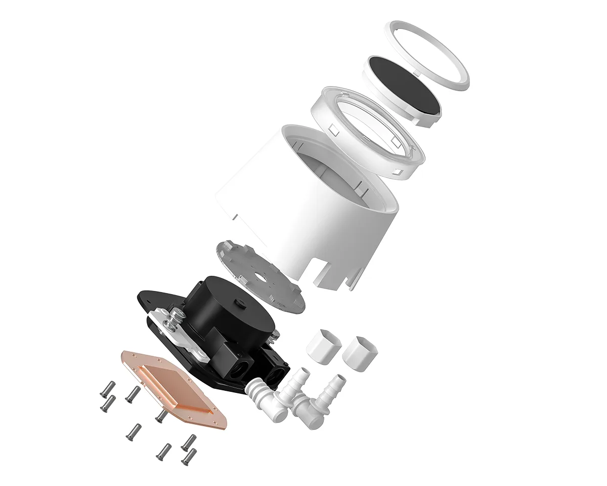 Refrigeracion Water Cooler ID-Cooling FX360 LCD ARGB White FX360 LCD WHITE