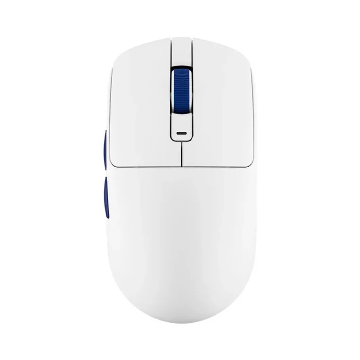 Perifericos Mouse Inalambrico Royal Kludge M30 White Blue Gamer M30-WB