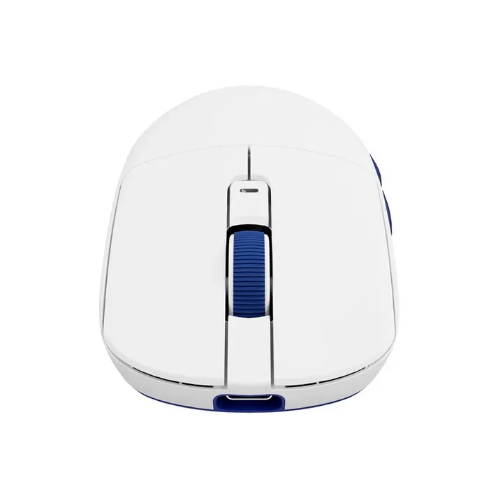 Perifericos Mouse Inalambrico Royal Kludge M30 White Blue Gamer M30-WB