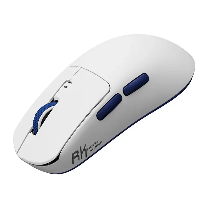 Perifericos Mouse Inalambrico Royal Kludge M30 White Blue Gamer M30-WB