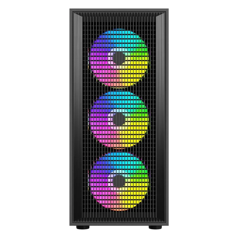 Gabinete Gamer Arkham Vorus Eco X4 Fan ARGB Black