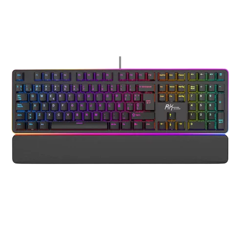 Perifericos Teclado USB Royal Kludge RK918 Black Switch Brown Gamer Mecanico