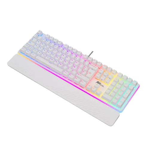 Perifericos Teclado USB Royal Kludge RK918 White Switch Brown Gamer Mecanico