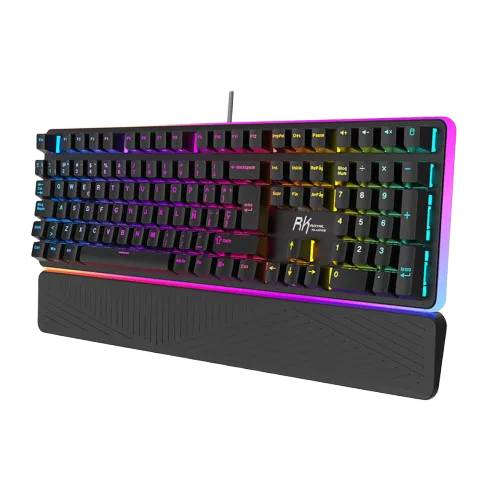 Perifericos Teclado USB Royal Kludge RK918 Black Switch Brown Gamer Mecanico