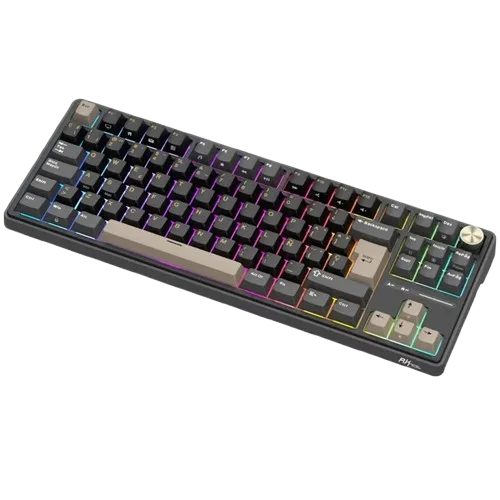 Perifericos Teclado USB Royal Kludge R87 Pro Phantom Switch Brown Gamer Mecanico