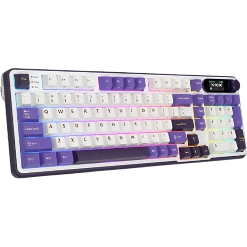 Perifericos Teclado Inalambrico Royal Kludge RK-S98 Blackberry Mousse Switch Chartreuse Gamer Mecanico BT