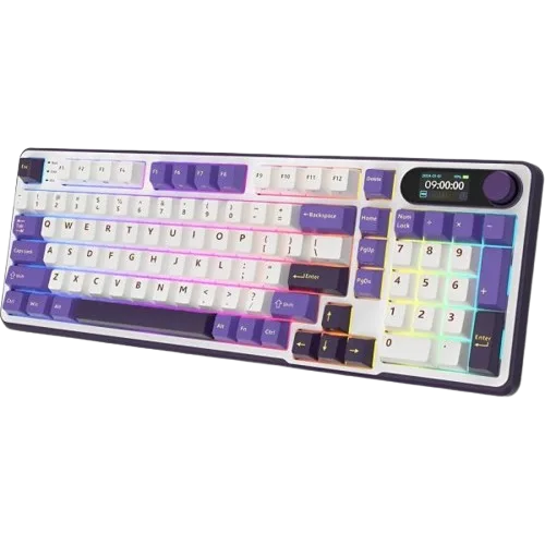 Perifericos Teclado Inalambrico Royal Kludge RK-S98 Blackberry Mousse Switch Chartreuse Gamer Mecanico BT