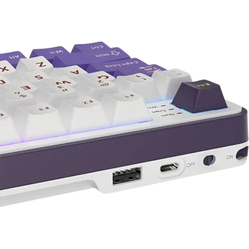 Perifericos Teclado Inalambrico Royal Kludge RK-S98 Blackberry Mousse Switch Brown Gamer Mecanico BT