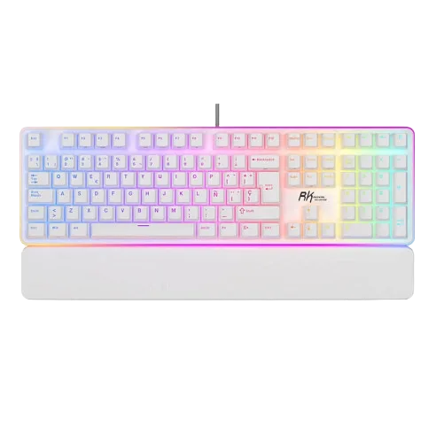 Perifericos Teclado USB Royal Kludge RK918 White Switch Brown Gamer Mecanico