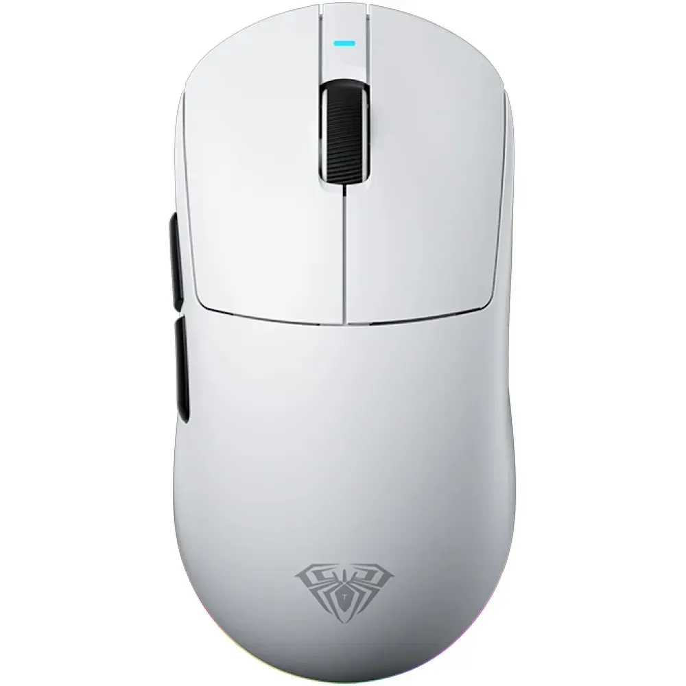 Perifericos Mouse Inalambrico Aula V9 Pro 8K White BT Gamer