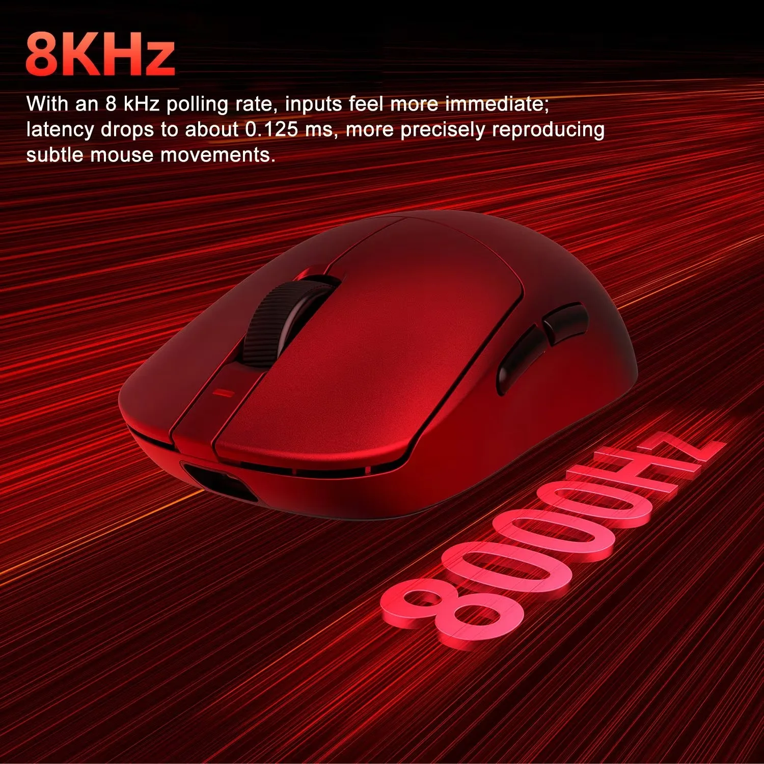 Perifericos Mouse Inalambrico Aula V9 Ultra 8K Red BT Gamer
