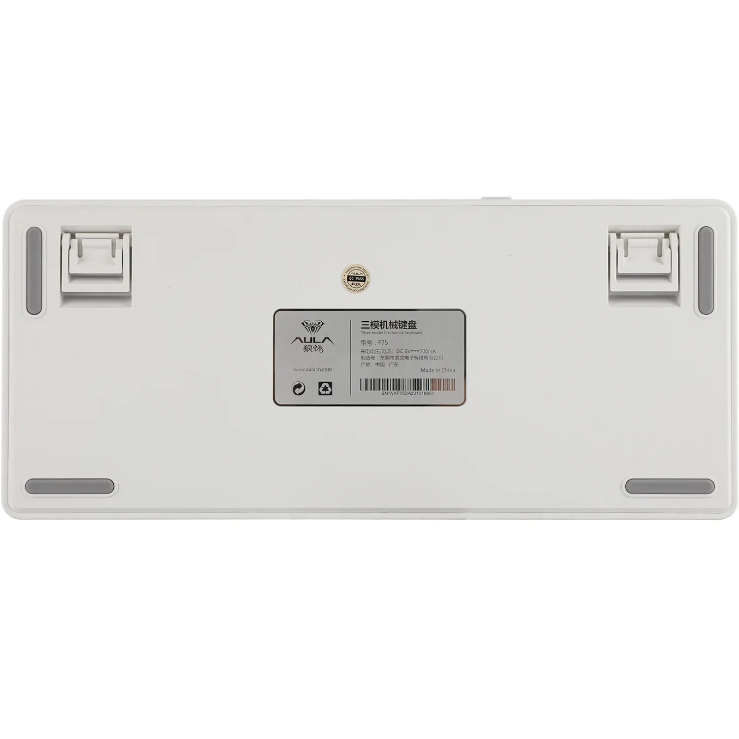 Perifericos Teclado USB Aula F75 Blue+White+Purple Switch Pink Gamer Mecanico