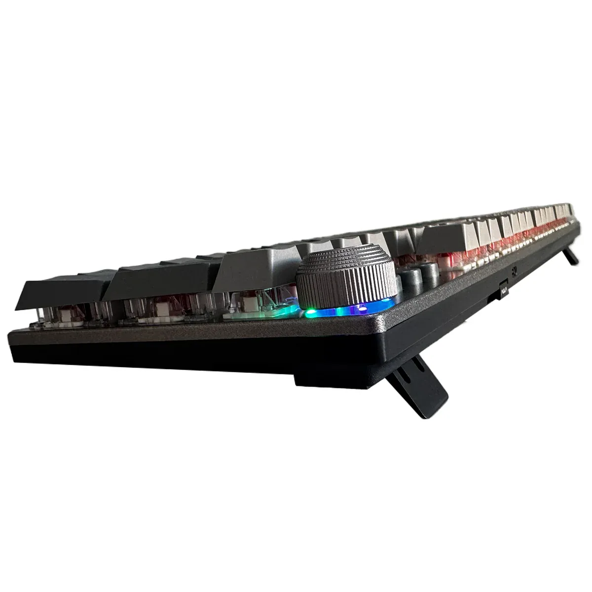Perifericos Teclado Inalambrico Aula F2088 Air Gradient Gray + Red Axis Switch Brown Gamer Mecanico BT